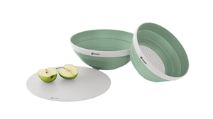 Outwell Collaps skål og si Shadow Green